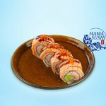 021. Flammegrillet laks