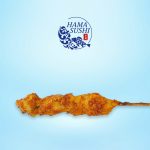 104. Kyllingebryst med spicy sauce, unagi sauce